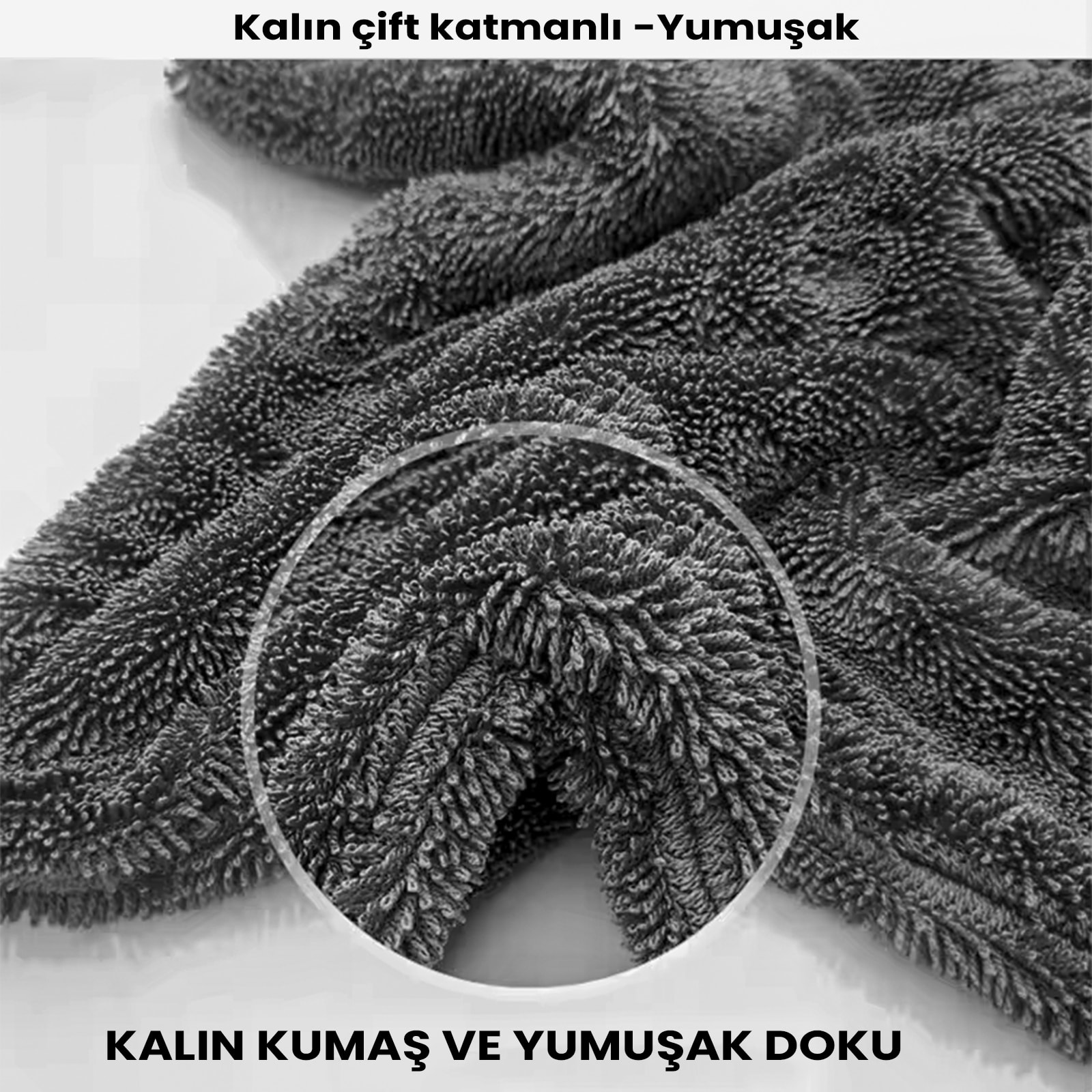 Schön Weiter Mikrofiber Bez 50×80 – Çift Taraflı Kurulama Havlusu